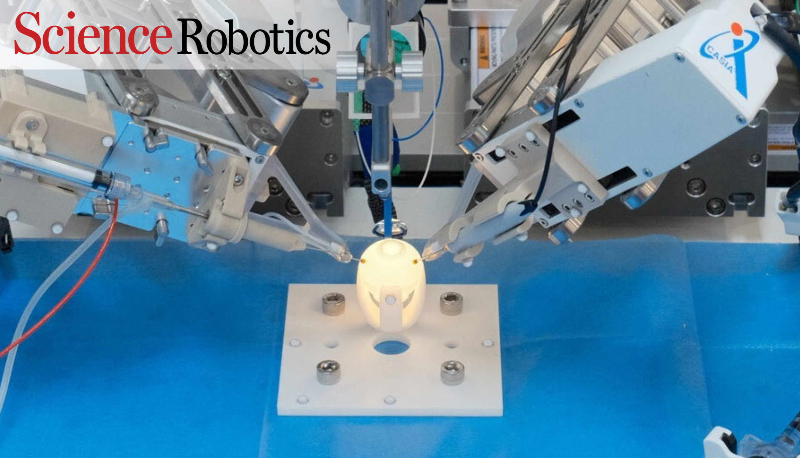 面向眼内手术的自主机器人系统研发成功